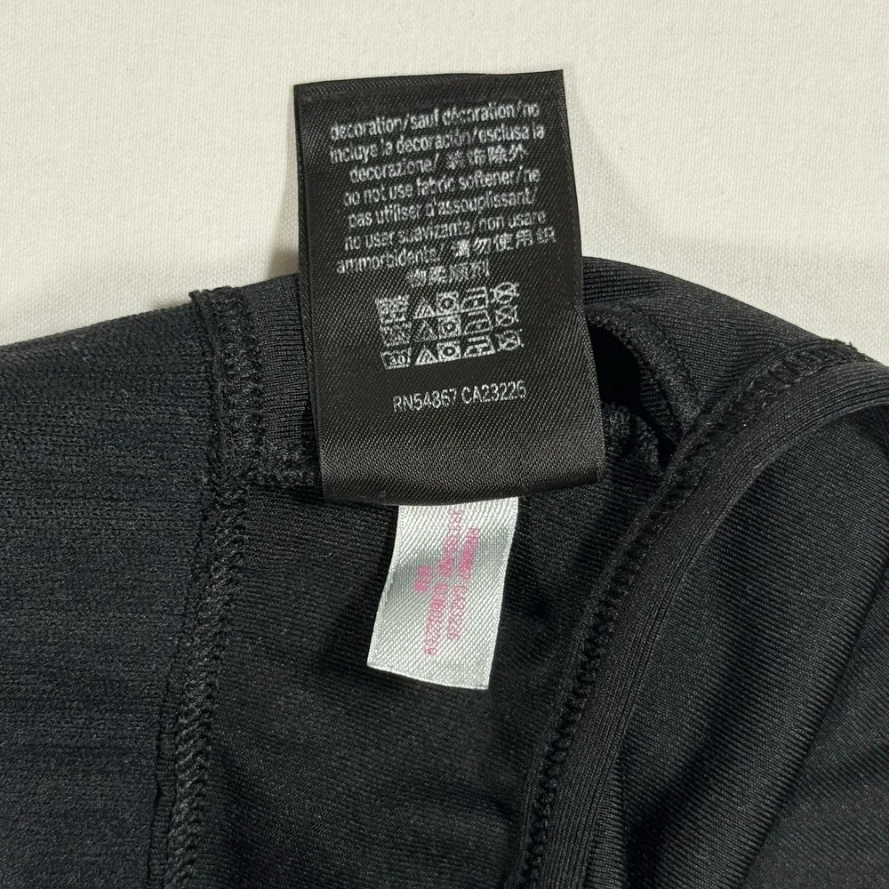 Victoria's Secret PINK Ultimate‎ Sports Bra Black Athleisure Racerback Size M